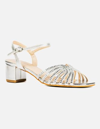 Lunar Womens Twinkle Womens Sandals - Silver Synth - Size: 6