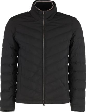 Paul & Shark Gewatteerd donsjack - Zwart