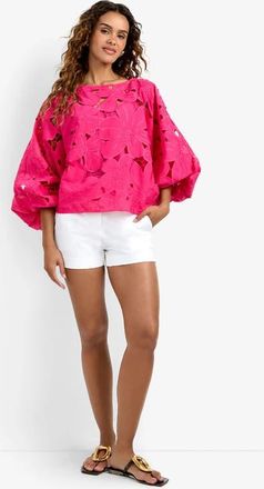 Trina Turk Coastal Top in Peninsula Pink at Nordstrom, Size X-Small