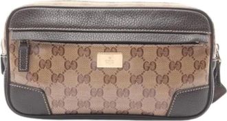 Gucci Pre-owned Belt Bags, unisex, Brown, Size: ONE SIZE Pre-owned Belt Bag