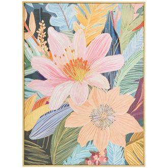 Atmosphera Atmosphera - Lienzo Impreso Enmarcado Daisy 58x78cm Cr&eacute;ateur DInt&eacute;rieur