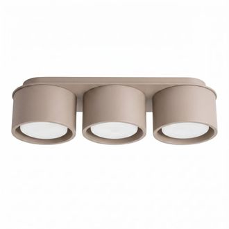 Sollux Lighting Plafone taupe aluminio alt. 8.2 cm