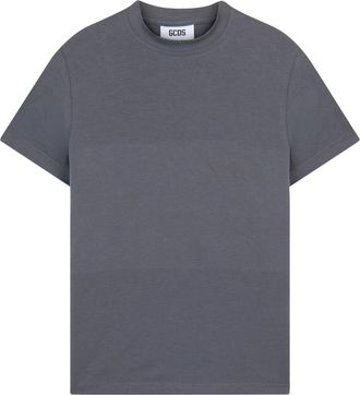 GCDS Slim Fit T-shirt - Dames - T-shirts - Blauw - S - Tops