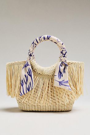 Sensi Studio Mini Frayed Handbag