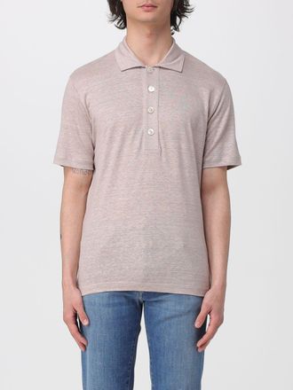 Eleventy Polo Shirt Men color Blush Pink