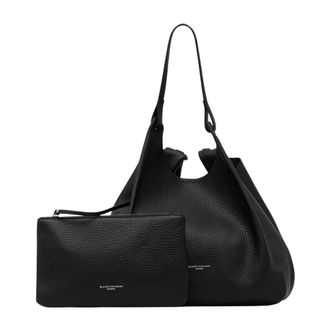Gianni Chiarini Tassen, Dames, Zwart, ONE Size, Leer, Dua Tote