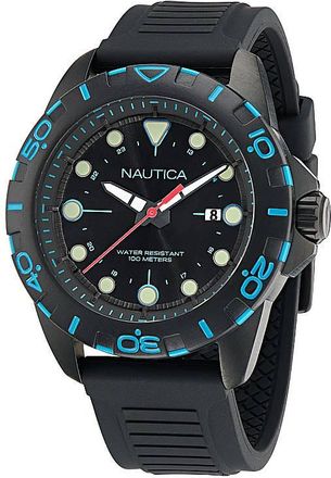 Nautica Nsr Quartz Black Dial Mens Watch NAPNRS404