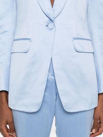 Tom Ford Cotton Silk Blazer - Blue
