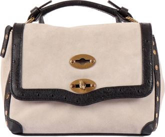 Zanellato Handbags, female, Beige, Size: ONE SIZE Postina Baby Leather Bag