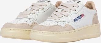 Autry Girls Sneakers Medalist Low Multicolour Leather Trainers