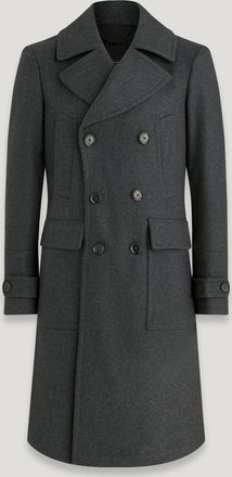 Belstaff Belstaff Abrigo Milford para hombre Mezcla de lana y cachemir Carbón 44