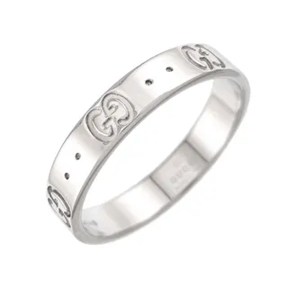 Gucci White Gold (18K) Band Ring (Pre-Owned)