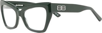 Balenciaga Optisch Montuur - Dames - Brillen - Groen - 53 MM - Accessoires