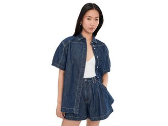 Free People Griselda Set Womens Dress Sea Dream Wash : 4, Cotton