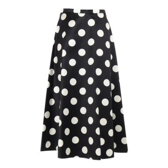 Max Mara Midi Skirts, female, Black, Size: 2XS Moneta Skirt