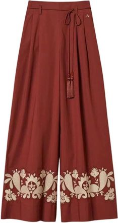 Twinset Mujer, Pantalones, Rojo, Talla: L