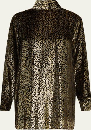 Libertine - Libertine Vreeland Bianca Neck-Tie Tunic Top