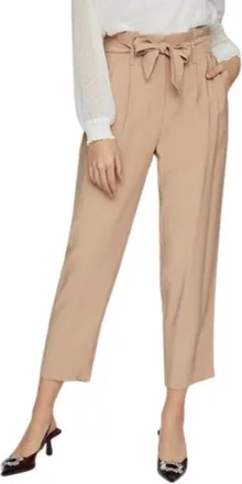 Vila Vila, Donna, Pantaloni, Beige, L, new