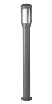 Rossini Illuminazione Atlas Paletto Da Terra Per Giardino Ip65 - Bollard Antracite Con Attacco E27 Per Lampadine Led - Struttura In Alluminio Pressofuso - Rossini Group