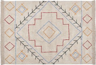 Beliani Beliani - Cotton Area Rug Multicolour Geometric Pattern Boho Vintage 160 x 230 cm Kuskan