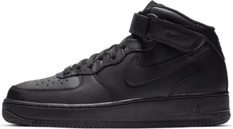 Nike Mens Air Force 1 Mid 07 Shoes in Black | CW2289-001