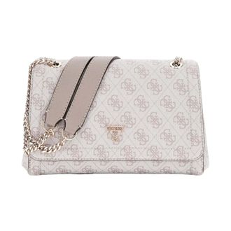 Guess Shoulder Bags, female, White, Size: ONE SIZE Noelle II Convertible Xbody Flap