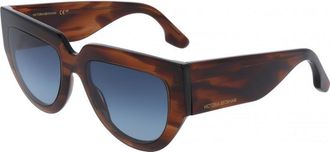 Victoria Beckham Womens VB679S 53 19227 Sunglasses - Brown - One Size
