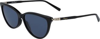 Ferragamo SF 2870S 001 Mens Sunglasses Black Size 55