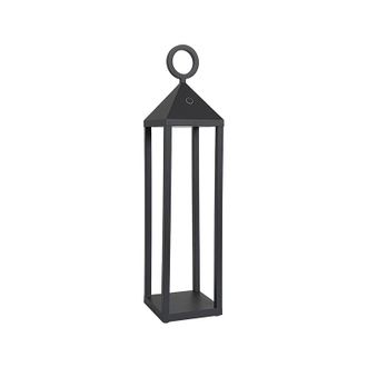 Rossini Illuminazione Rossini Illuminazione - Lanterna Moderna Pic Nic A Led Da 2,2w Ip54 Ricaricabile E Dimmerabile H. 47cm Antracite