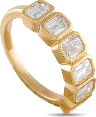 Luxury Bazaar 18K Yellow Gold 2.0ct Diamond 6-Stone Ring ALR-20716-Y