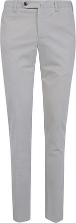PT01 Pt01 - Katoenen Stretch Chino Broek - Heren - Broeken - Wit - Maat: 2XL Katoen