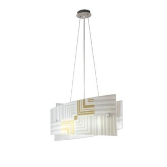 Netlighting SEVENTY 4 Light Pendant Ceiling Light White 60x20x30cm | Size: 60 x 20 x 30 cm