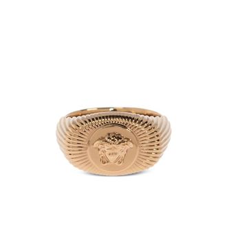 Versace Medusa Biggie Ring - male - Versace - Rings - Yellow - 60 MM - Accessories