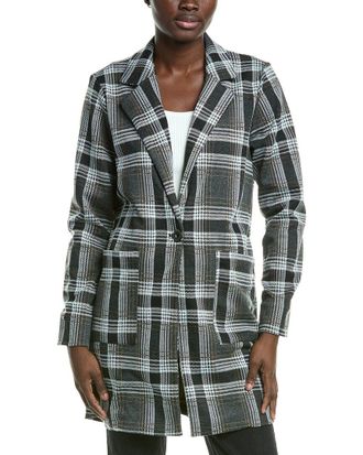 Alberta Ferretti Philosophy Plaid Coat