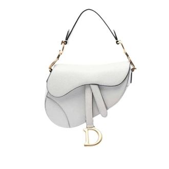 Dior Pre-owned Leren Schoudertas - Dames - Pre-owned - Wit - Maat: ONE Size Leer