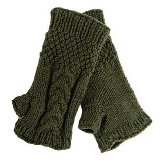 Nirvanna Designs Cable Handwarmers in Periwinkle at Nordstrom