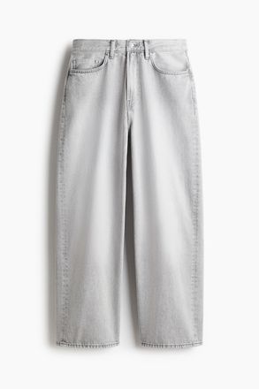 H&M Baggy Jeans - Hellgrau