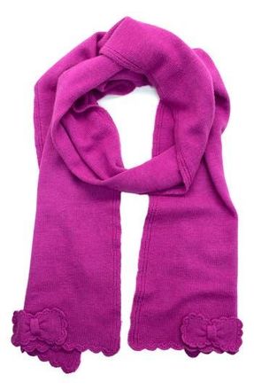 Portolano Scalloped Edge Scarf in Very Berry at Nordstrom Rack