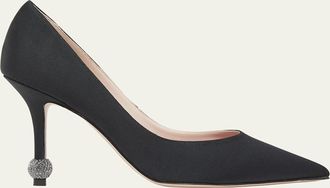 Roger Vivier Marlene Strass-Heel Stiletto Pumps