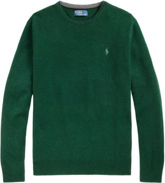 Polo Ralph Lauren Classic Crewneck Sweater In Deep Green