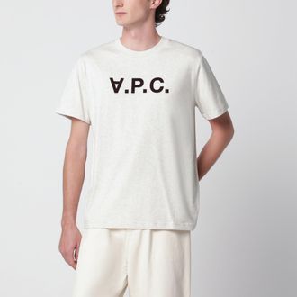 A.P.C. T-shirt Standard Grand VPC &eacute;cru in cotone