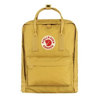Fj&auml;llr&auml;ven Gele Stoffen Rugzak met Meerdere Zakken - unisex - Rugzakken - Geel - ONE Size - Tassen