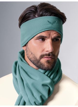 Trigema Stirnband TRIGEMA TRIGEMA Fleecestirnband, Herren, Gr. 3, gr&uuml;n (seegras), Kunstfaser, M&uuml;tzen Stirnband