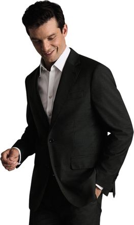 CHARLES TYRWHITT Puppytooth Slim Fit Italian Suit Jacket