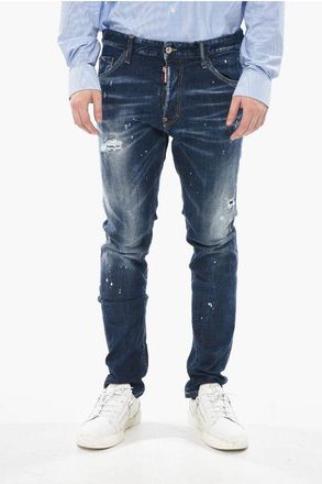 Dsquared2 Jeans COOL GUY Vintage Effect With Leather Patch 16cm size 42