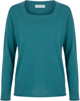 Malo Maglia a maglia fine - - Knitwear - Donna - Blu - S