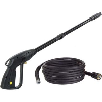 OEM Pistolet Limpiador Alta Presi&oacute;n - Manguera 5 M - Rosca M22x1 5 - Boquilla Ajustable - Presi&oacute;n M&aacute;x 200 Bares - Para Limpiadores Dom&eacute;sticos