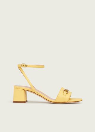 L.k. Bennett Womens Naomi Formal sandals, Yellow Leather - Size UK 7