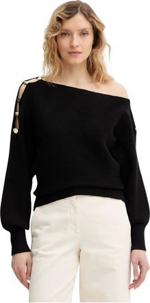 Guess Truien & Vesten, Dames, Zwart, S, Polyester, Jamia Sweater