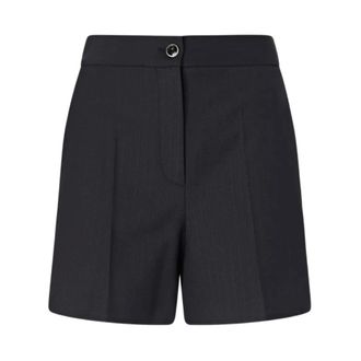 Pinko Solanum Shorts - female - PINKO - Casual Shorts - Blue - XS - Shorts